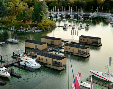 Planning permission granted for 9 floating homes at Sawley Marina