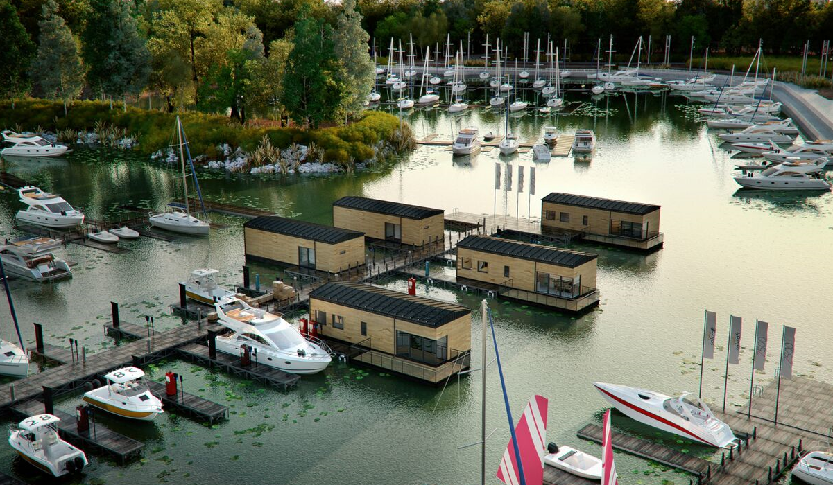Planning permission granted for 9 floating homes at Sawley Marina